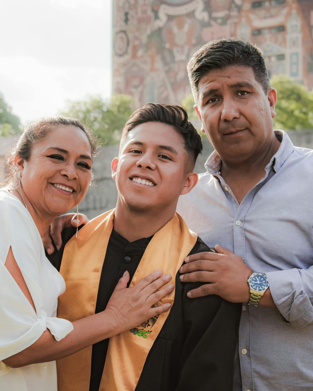 Parents and son